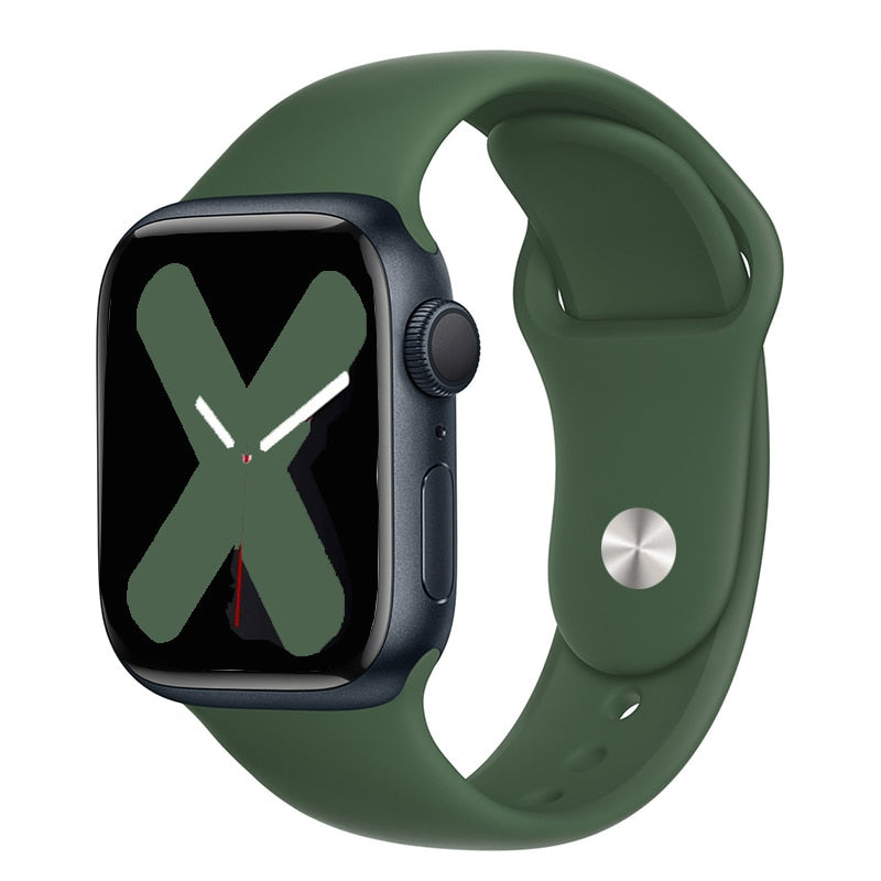 Silikon-Loop-Band Apple Watch Premium Handgelenkriemen | Colorful Pride Edition Armbandriemen | Bequem, Stilvoll.