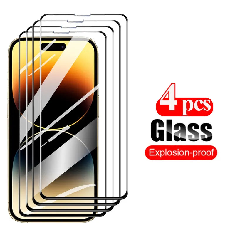 Ultra-Klare Panzerglas Displayschutzfolie & Kameraobjektiv Schutz für Apple iPhone - Phone Heaven Zone