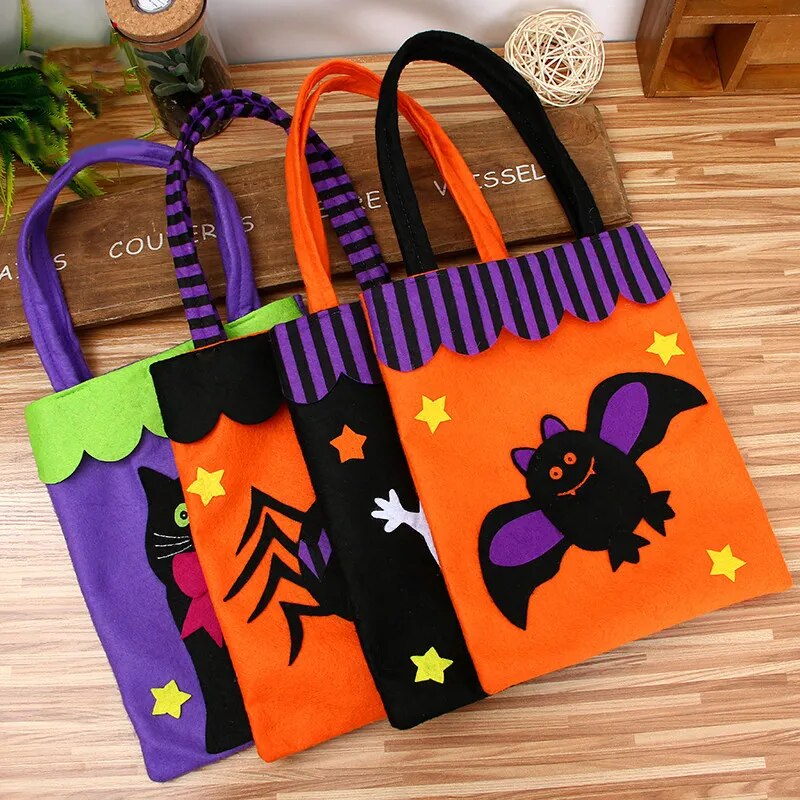 Premium Halloween-Geschenktasche - "Trick or Treat" | Elegante Halloween-Tag Geschenkverpackung & Dekor