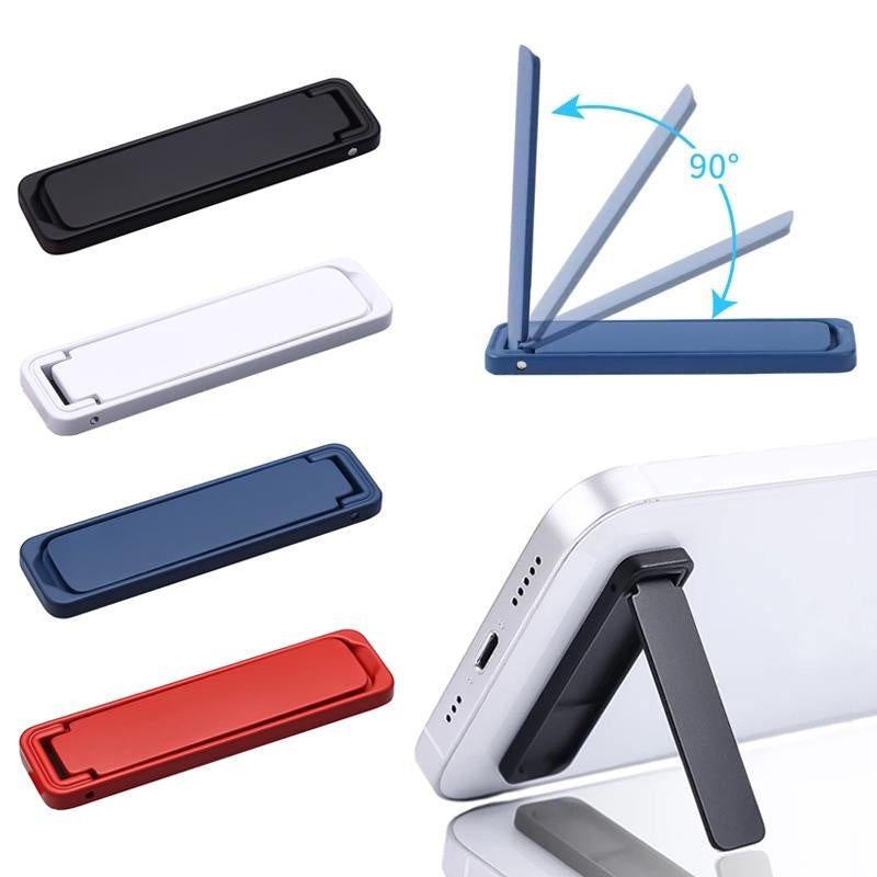 Premium Ultra-Thin Mini Metal Folding Phone Stand: Invisible, Portable Holder for Smartphones, Apple iPhone, Samsung, iOS &amp; Android, Xiaomi | Limited Edition