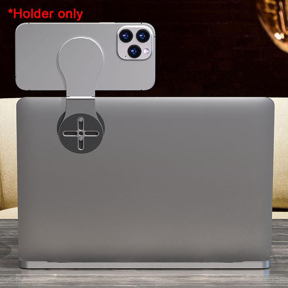 Luxury Magsafe Stand Auto Mount, Laptop Side Holder, Phone Holder, Desktop Magnet Mount for Auto Model Y 3 Laptop, Magsafe Stand S3M6 Smartphones, Apple iPhone, Samsung, iOS & Android