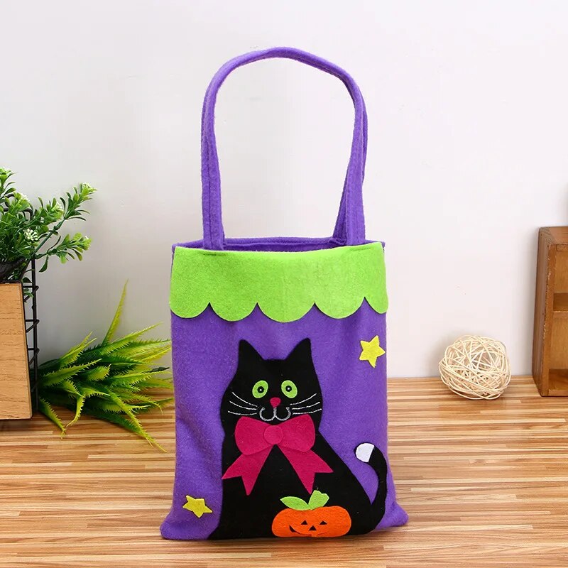 Premium Halloween-Geschenktasche - "Trick or Treat" | Elegante Halloween-Tag Geschenkverpackung & Dekor