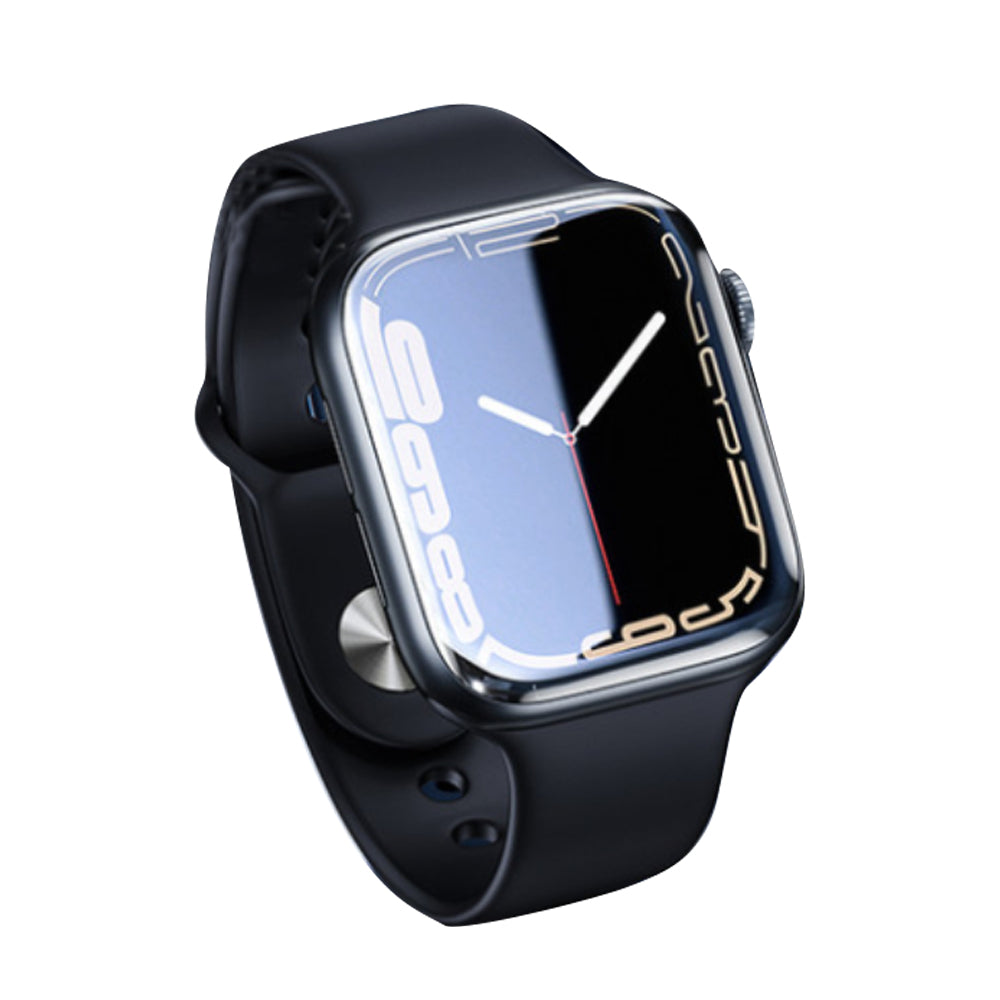 Premium Smart Devil 2er-Set Vollkleber-Softfilm für Apple iWatch 9/8/7, 41mm/45mm/SE/6/5/4, 44mm/40mm | HD-Displayschutz