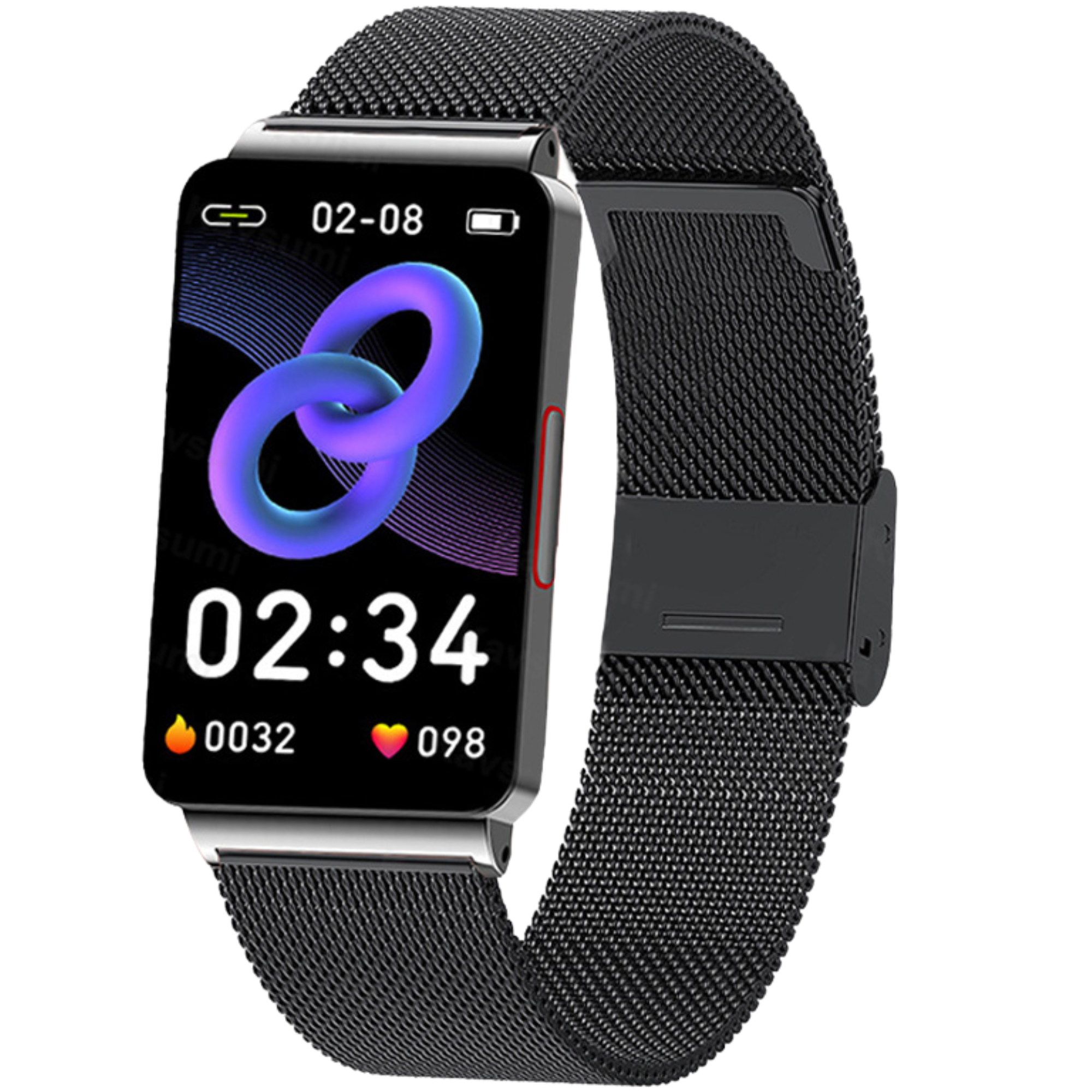 Luxus Smartwatch zur nicht-invasiven Blutzuckermessung: EKG, PPG, Herzfrequenz, HRV | Gesundheitsmarke, Fitness Tracker für Damen & Herren - Phone Heaven Zone