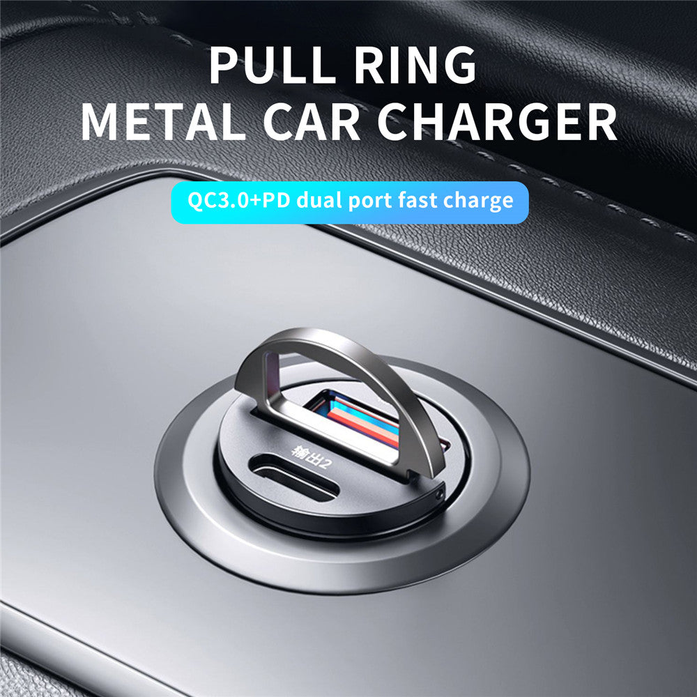 High-Quality 200W Mini Car Charger with Fast Charging for Smartphones, Apple iPhone, Samsung, iOS &Android, Xiaomi, Huawei | QC 3.0 PD, USB Type-C Car Phone Charger