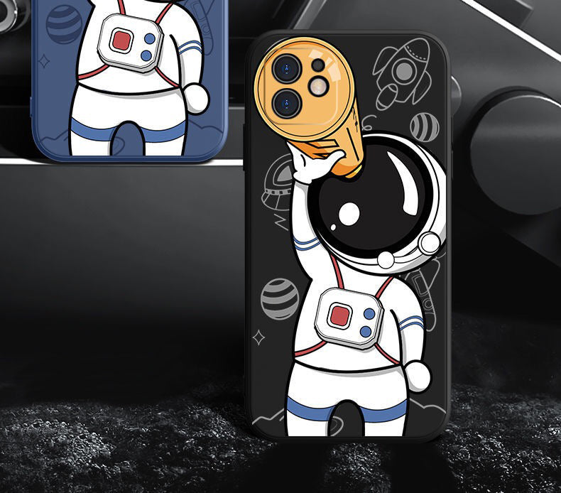 Hochwertige Astronauten-Lanyard iPhone-Hülle