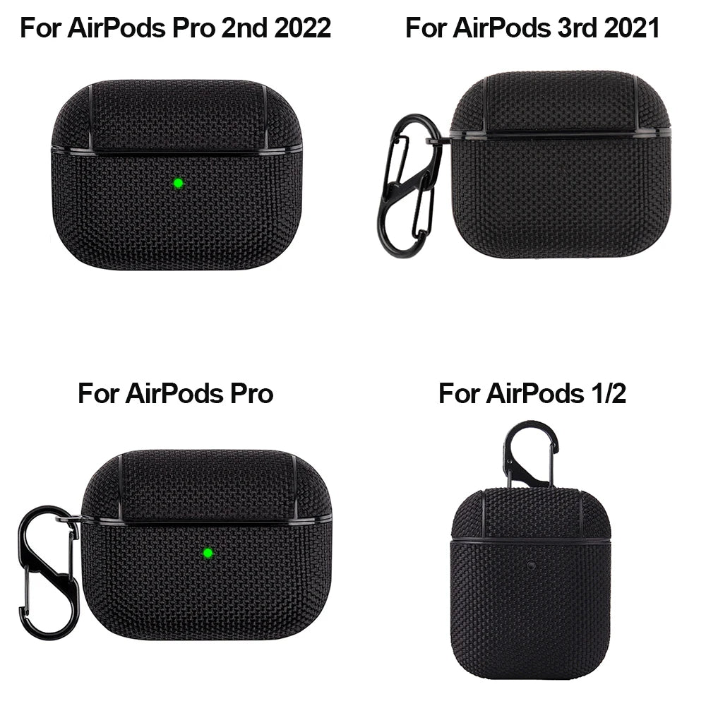 Wasserdichte Kopfhörertasche aus Nylongewebe, Für Airpods Pro 2 Pro 2. 1 USB C Gen Kopfhörerhülle, Lade-Kopfhörerhülle