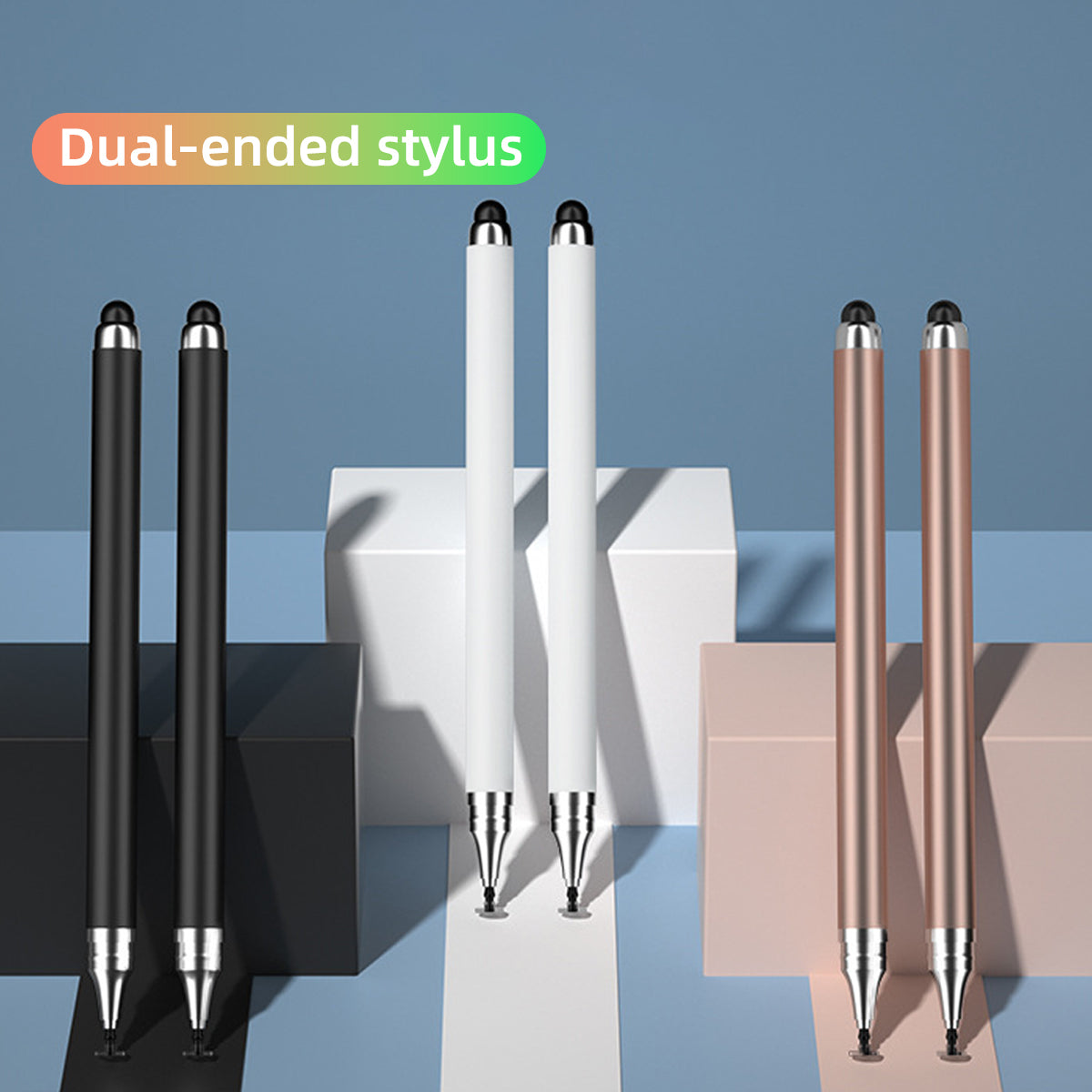 Premium Universal 2-in-1 Stift für Apple iOS & Android: Kapazitiver Touch Pen für Zeichnungen auf iPad, Samsung,Xiaomi Tablet