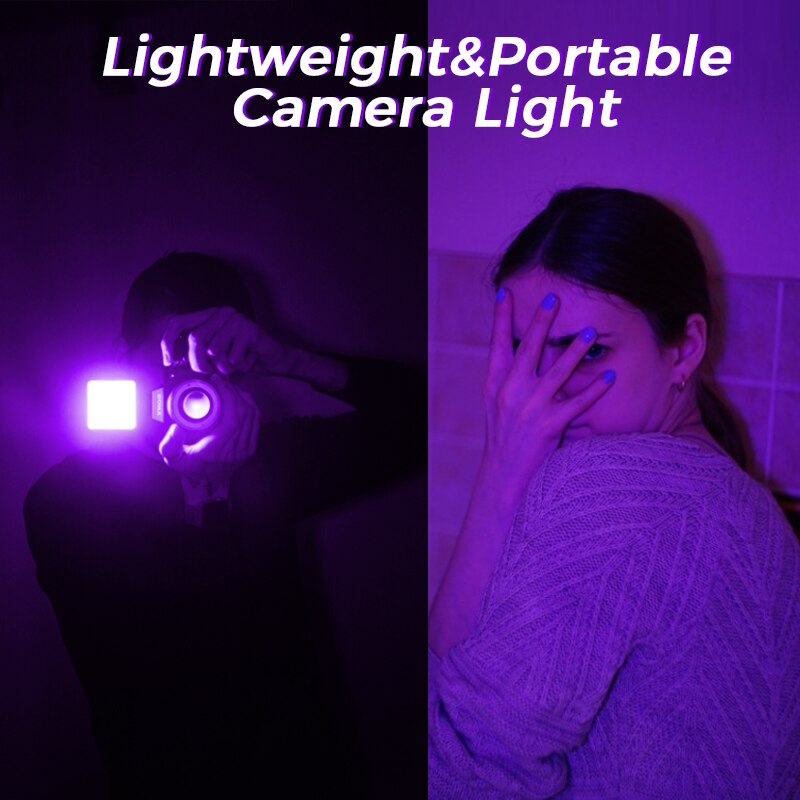 Hochwertiges VL49 RGB LED Licht Aufladen 2000mAh Füll Lampe für Smartphone Kamera GoPro TikTok Video Foto schießen | Klein