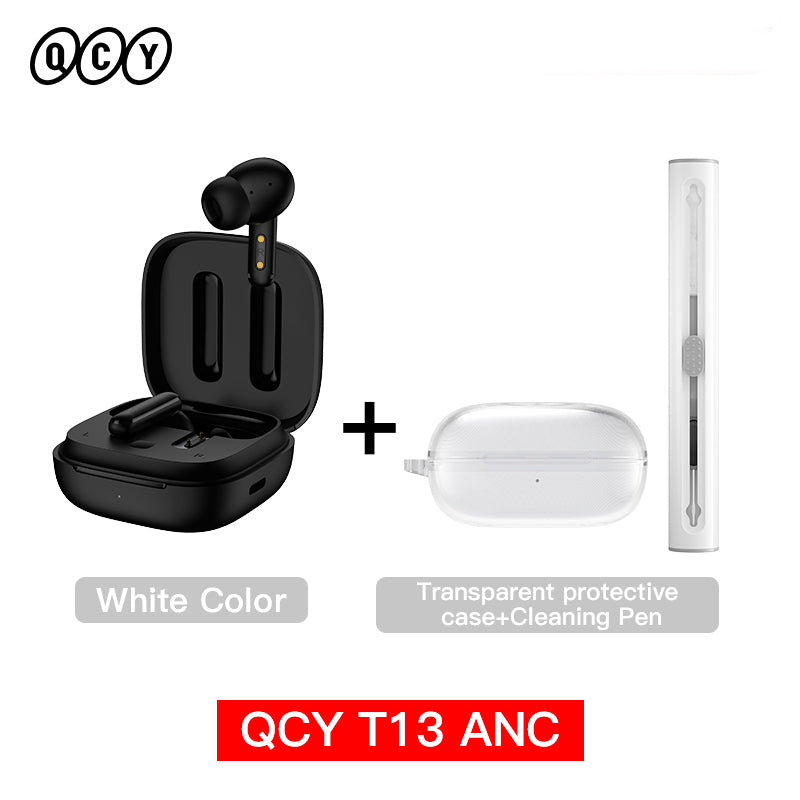 QCY T13 ANC Hochwertiges Kabelloser Kopfhörer Bluetooth 5.3 TWS mit Geräuschunterdrückung und 4 Mikrofonen, ENC In-Ear