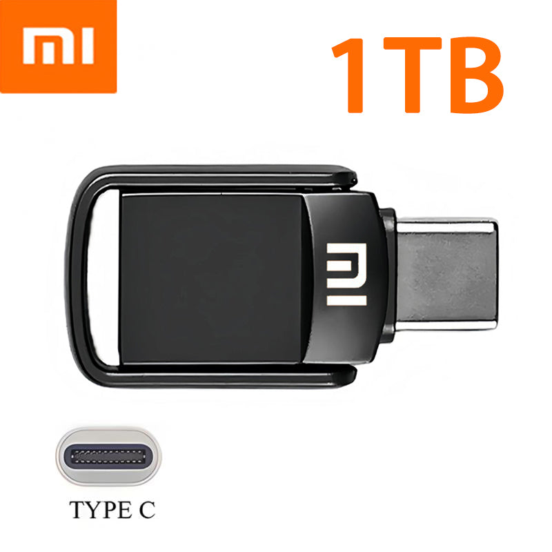 Premium Xiaomi U-Disk 2TB 1TB USB 3.1 Type-C Interface 256GB 128GB 512GB Mobile Computer Data Transfer Portable USB Storage