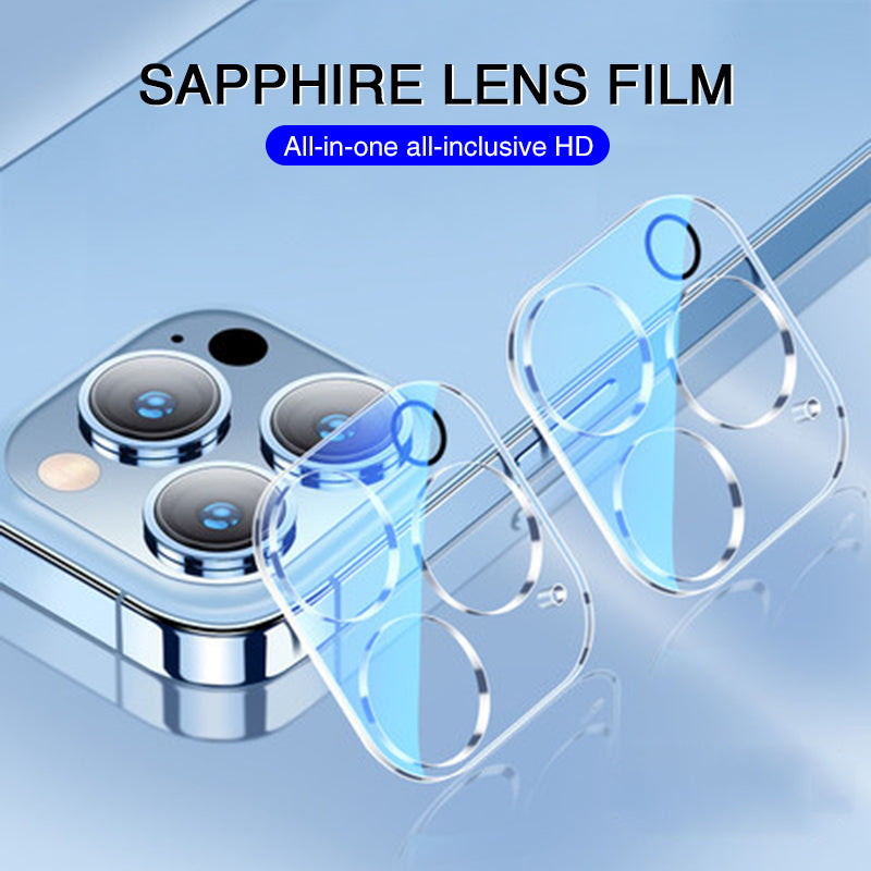 Kristallklarer Kameraobjektiv-Schutz aus gehärtetem Glas für das iPhone | Premium-Schutz gegen Kratzer und Staub