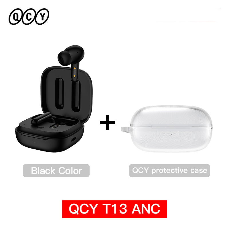 QCY T13 ANC Hochwertiges Kabelloser Kopfhörer Bluetooth 5.3 TWS mit Geräuschunterdrückung und 4 Mikrofonen, ENC In-Ear