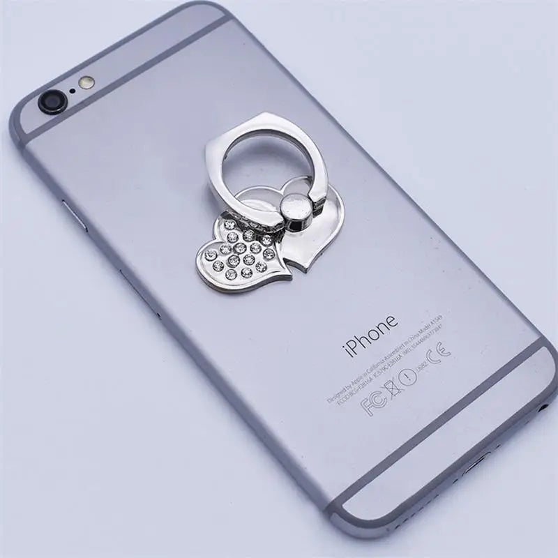 Luxus Diamant Shiny Edelsteine Metall Handy-Ringhalterung: Universal Telefonhalter, Drehbar für Apple iPhone, Samsung & mehr