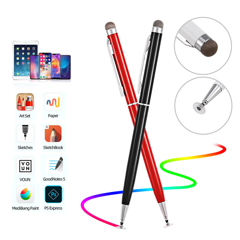 Premium Universal 2-in-1 Stylus for iPad/Pro/Air/Mini: 10/9/8/7/6/5/4/3 Series: Apple iOS & Android: Capacitive Touch Pen for iPad, Samsung, Xiaomi Tablet | Limited Edition