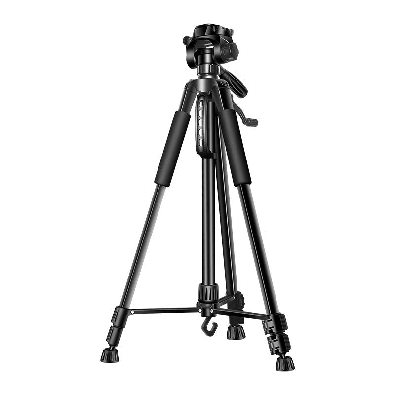 Professional Aluminum Travel Tripod, 140 cm for Videography & Photography: Quick Plate Mounting, Suitable for Smartphones, Apple iPhone 15/14/13/12/11 Pro Max/Plus/Mini, Samsung, Android, GoPro, Canon/Nikon DSLR/SLR