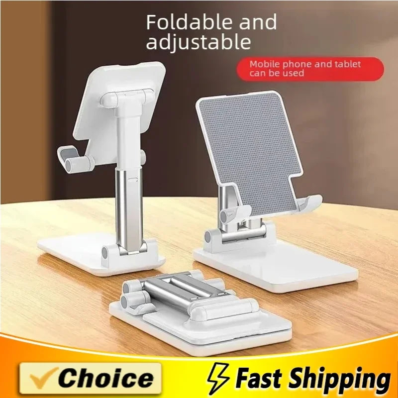 High-Quality Universal Stand: Tablet & Phone Holder for Apple iPad Pro 11, 10th, 10.2, 7th-9th Gen, Xiaomi, Samsung, Smartphones, Apple iPhone, Samsung, iOS & Android