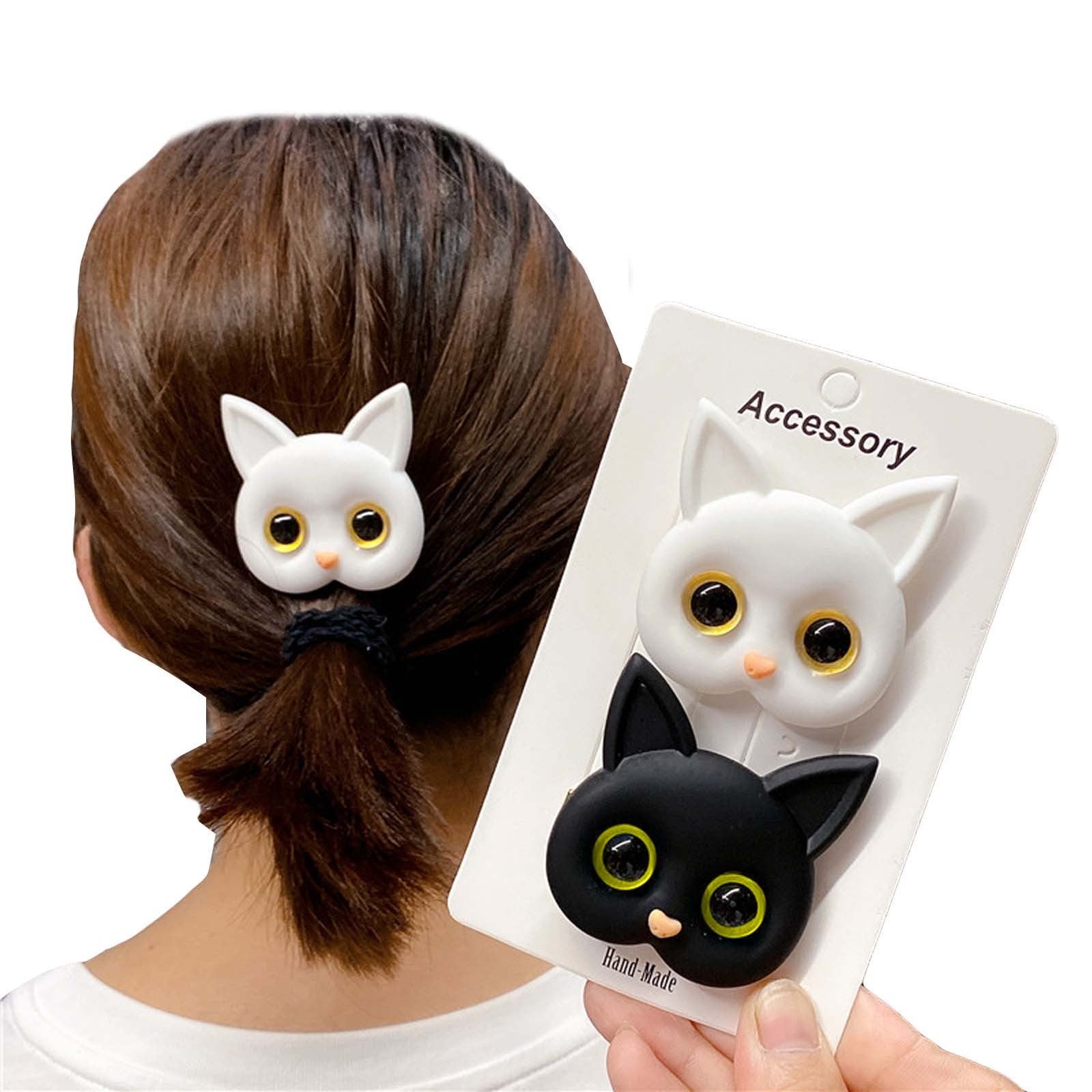 Luxury Air Sac Phone Holder Griptok with Kawaii 3D Cat Handy Finger Ring | Stand Grip Tok Handy Accessory for Smartphones, Apple iPhone, Samsung, iOS & Android | Stylish Phone Ring Holder