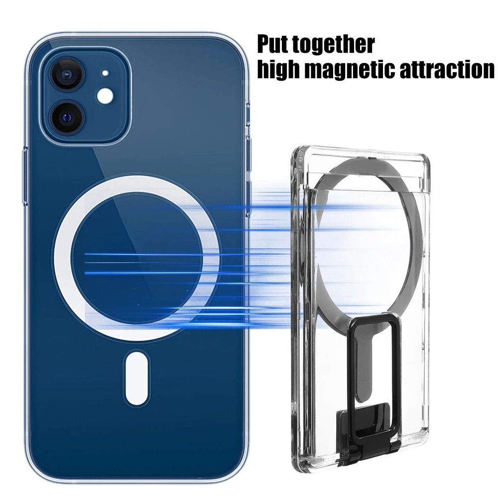 Premium MagSafe Magnetic Wallet Case for Smartphones, Apple iPhone, Samsung, iOS &amp; Android - Strong Adsorption, Magnetic Folding Stand, Card Slot, Card Holder | Limited Edition