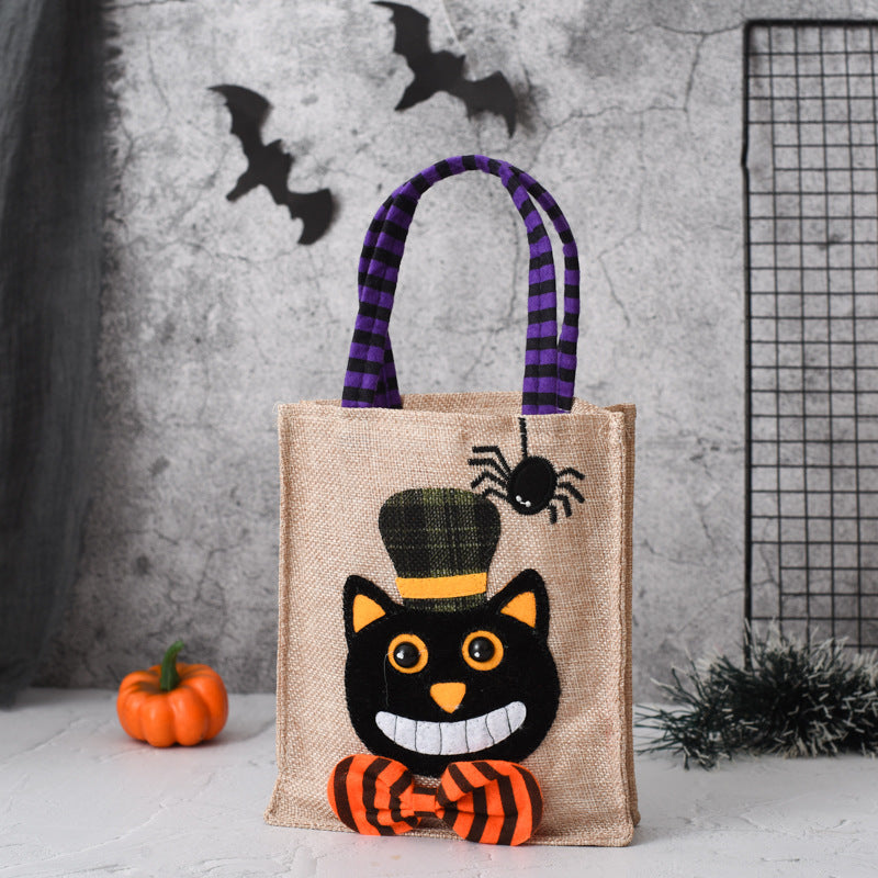 Premium Halloween-Geschenktasche - "Trick or Treat" | Elegante Halloween-Tag Geschenkverpackung & Dekor