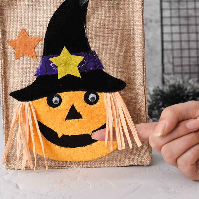 Premium Halloween-Geschenktasche - "Trick or Treat" | Elegante Halloween-Tag Geschenkverpackung & Dekor