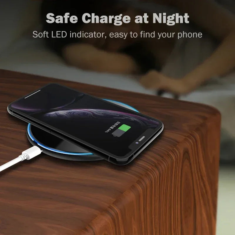 Wireless Charger Pad 30W Fast Charging for Smartphones, Apple iPhone, Samsung, iOS & Android | Premium Charger for All