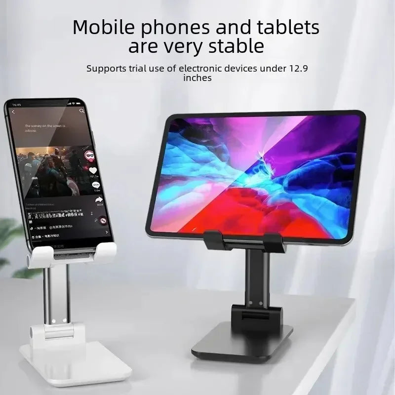 High-Quality Universal Stand: Tablet & Phone Holder for Apple iPad Pro 11, 10th, 10.2, 7th-9th Gen, Xiaomi, Samsung, Smartphones, Apple iPhone, Samsung, iOS & Android