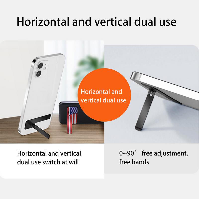 Premium Ultra-Thin Mini Metal Folding Phone Stand: Invisible, Portable Holder for Smartphones, Apple iPhone, Samsung, iOS &amp; Android, Xiaomi | Limited Edition