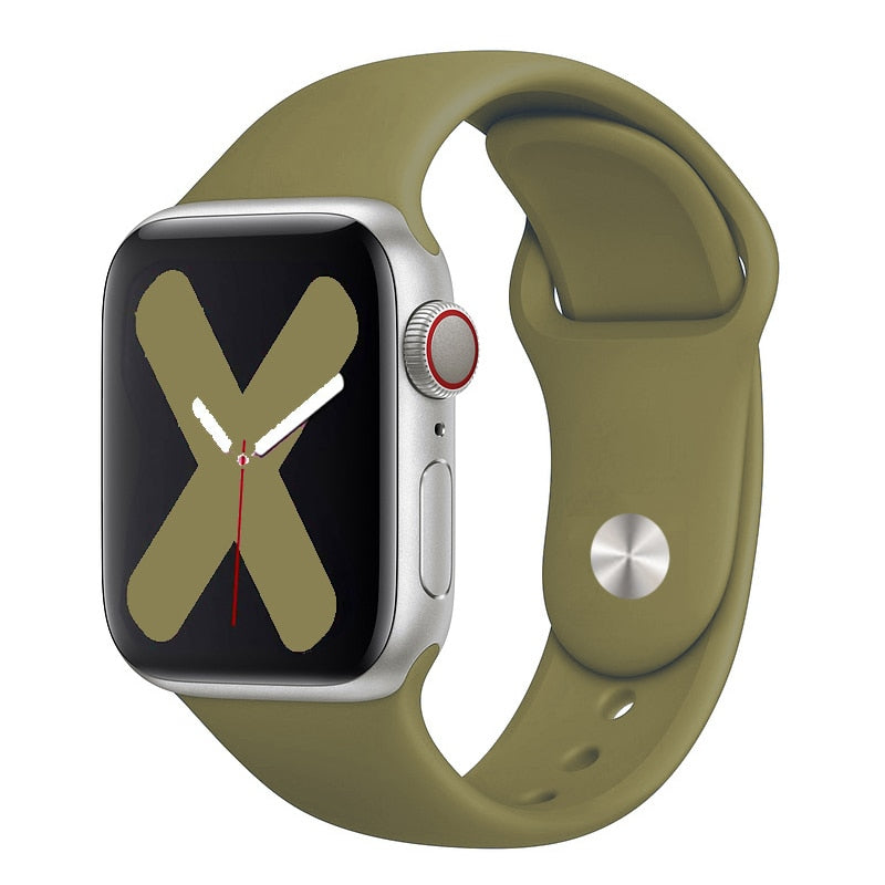 Silikon-Loop-Band Apple Watch Premium Handgelenkriemen | Colorful Pride Edition Armbandriemen | Bequem, Stilvoll.