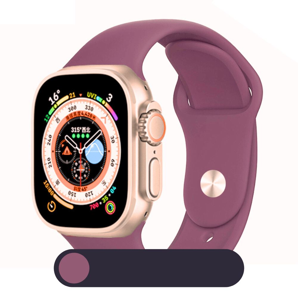 Hochwertiges Silikon-Loop-Band für die Apple Watch | Gummisport-Armband | Kompatibel mit der iWatch-Serie - Phone Heaven Zone