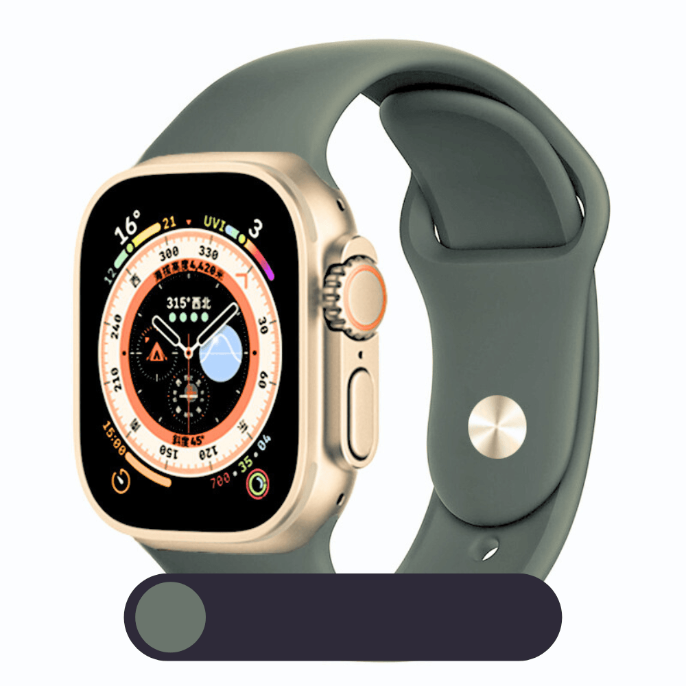 Hochwertiges Silikon-Loop-Band für die Apple Watch | Gummisport-Armband | Kompatibel mit der iWatch-Serie - Phone Heaven Zone