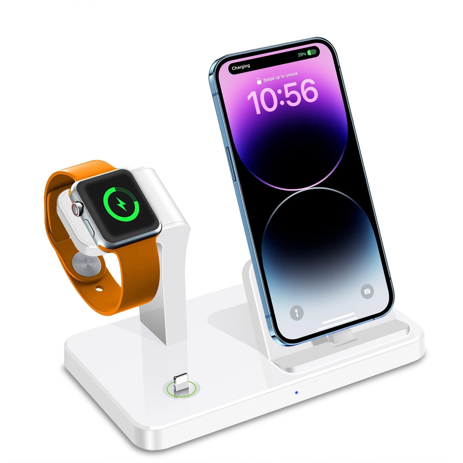 3-in-1 Kabelloser Ladestation - iPhone, Apple Watch, AirPods Ladegerät | Magnetisches Schnellladestation Docking